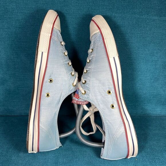 Size 10 - Women’s ConverseAll Star Low blue sneakers - Picture 6 of 9